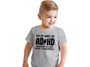 Toddler Ask Me About My ADHD Funny Squirrel Flip Up T Shirt 2T