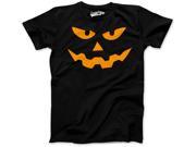 Youth Triangle Nose Pumpkin Face Funny Fall Halloween Spooky T shirt Black S