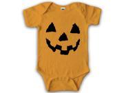 Baby Pumpkin Face Halloween Bodysuit Creeper for Infants 3 6 Months