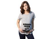 Womens Rollin With Mommy Maternity T Shirt Cute Funny Pregnancy Tee L