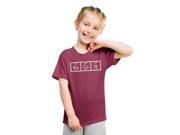Youth Bacon Chemistry T Shirt Funny Science Preiodic Table Tee for Kids M