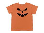 Toddler Buck Teeth Pumpkin Face Funny Fall Halloween Spooky T shirt Orage 2T