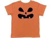 Toddler Surprised Pumpkin Face Funny Fall Halloween Spooky T shirt Orange 2T