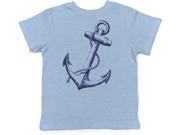 Anchor Baby Cute Nautical Summer Boating Infant Tee For Babies Light Blue 12 18 months