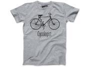 Youth Cycologist Funny Psychology Biking Cyclist Pun Biker Tee T shirt Grey S