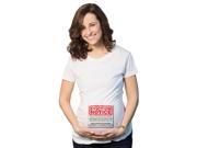 Womens Eviction Notice Maternity T Shirt Cute Funny Pregnancy Tee For Women XXL