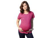 Maternity 6 Pack Blank Pregnancy Soft Short Sleeve Cotton Fitted T shirts L