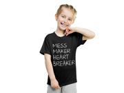 Youth Mess Maker Heart Breaker T Shirt Cute Tee For Kids S