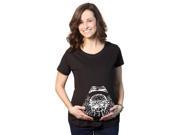 Womens Ultrasound Burger Maternity T Shirt Funny Pregnancy Tee XL