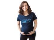 Women s Pregnancy Mode On Maternity T Shirt Funny Pregnant Tee M