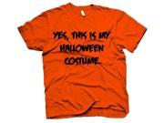 This Is My Halloween Costume T Shirt Funny Fake Halloween Costume Parody Tee M