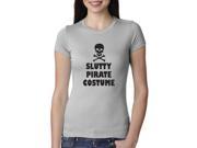 Women s Slutty Pirate Costume T shirt Cheap and Funny Halloween Costume L