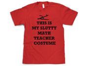 Slutty Math Teacher Costume T Shirt Halloween costume tee S