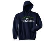 Cant Adult Today Im Gaming Funny Nerd Video Gamer Unisex Hoodie Navy L
