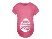 Maternity Easter Egg Bump Funny Spring Girl Pregnancy Announcement T shirt Pink L