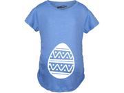 Maternity Easter Egg Bump Funny Spring Boy Pregnancy Announcement T shirt Blue M