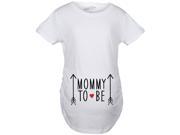 Maternity Mommy to Be Cute Graphic Arrow T Shirt Funny Pregnancy Announcement Tee XL