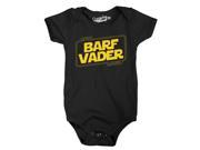 Baby Barf Vader Funny Vintage Space Infant Newborn Creeper Bodysuit 12 18 Months