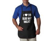 Eat My Meat Cookout Apron Funny Summer Barbeque Aprons One Size