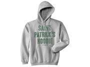 Saint Patrick s Hoodie Funny I Stole It Lucky Irish Unisex Sweater Hoodie Grey XXL