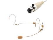 Elite Core HS 12 CAD TAN OSP Dual Earset Microphone with Cable for CAD