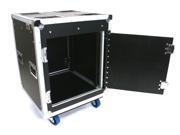 OSP Tour Ready 12 Space 20 Deep Shock Rack Case w Pocket Doors TR12U 20 SR PD