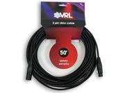 VRL VRLDMX3P50 3 Pin DMX Cable 50