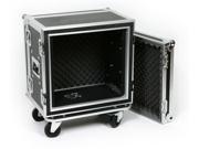 OSP SC10U 12 10 Space ATA Shock Mount Effects Rack Case w Casters