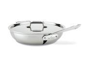 All Clad d5 Brushed Stainless 4 Qt. Weeknight Pan