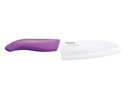 Kyocera Revolution Ceramic 5 1 2 Inch Santoku Knife Purple