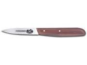 Victorinox Rosewood 3 1 4 Inch Serrated Paring Knife