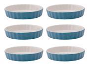 Harold Import Creme Brulee Dish Blue Set Of 6
