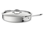 All Clad Stainless Steel 5 Qt. Saute Pan With Lid