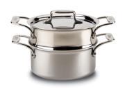 All Clad d5 Brushed Stainless 3 Qt. Casserole W Lid Steamer