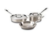 All Clad d5 Brushed Stainless 5 Piece Cookware Set