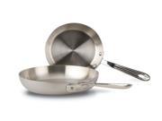 All Clad d5 Brushed Stainless 7.5 Inch 9 Inch French Skillet Set