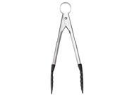 Cuisipro Silicone Mini Tongs Black
