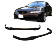 98 00 Honda Accord 2dr Coupe T R Style Urethane Front Bumper Lip Spoiler Bodykit