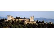 Palace viewed from Albayzin Alhambra Granada Granada Province Andalusia Spain Poster Print 18 x 6