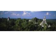High Angle View Of An Old Temple Tikal Guatemala Poster Print by Panoramic Images 36 x 12