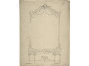 Design for a Rectangular Mirror over a Side Table Poster Print by Charles Hindley and Sons British London 1841â€“1917