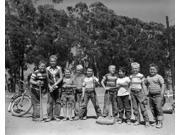 1950s Lineup Of 9 Boys In Tee Shirts With Bats & Mitts Facing Camera Poster Print By Vintage Collection (11 X 14) 1950s Lineup Of 9 Boys In Tee Shirts With Bats & Mitts Facing Camera Poster Print By Vintage Collection (11 X 14)