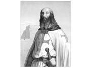Jacques De Molay N(1243-1314) French Knight Steel Engraving 19Th Century Poster Print by (18 x 24) Jacques De Molay N(1243-1314) French Knight Steel Engraving 19Th Century Poster Print by (18 x 24)