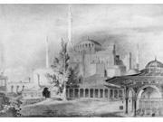 Turkey Hagia Sophia 1852 Nhagia Sophia And A Public Fountain In Istanbul Drawing 1852 By Chevalier Gaspard Fossati The Swiss Architect Who Renovated The Mosque Turkey Hagia Sophia 1852 Nhagia Sophia And A Public Fountain In Istanbul Drawing 1852 By Chevalier Gaspard Fossati The Swiss Architect Who Renovated The Mosque