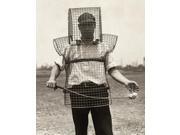 Golf Caddy C1920 Ngolf Caddy Mozart Johnson Wearing Wire Mesh Protective Device Photograph C1920 Poster Print by (18 x 24) Golf Caddy C1920 Ngolf Caddy Mozart Johnson Wearing Wire Mesh Protective Device Photograph C1920 Poster Print by (18 x 24)