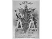 American Soldiers Nsteel Engraving For The Cover Of Battles Of The United States By Sea And Land By Henry Dawson And Illustrated By Alonzo Chappel 1858 Poster P American Soldiers Nsteel Engraving For The Cover Of Battles Of The United States By Sea And Land By Henry Dawson And Illustrated By Alonzo Chappel 1858 Poster P