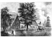 Bowne House 1661 Nthe Bowne House Built In 1661 By John Bowne At Flushing New York Soon Becoming A Quaker Refuge And Meetinghouse In Defiance Of The Ban Against Bowne House 1661 Nthe Bowne House Built In 1661 By John Bowne At Flushing New York Soon Becoming A Quaker Refuge And Meetinghouse In Defiance Of The Ban Against