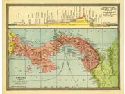 Map of Panama Showing Canal 1904 Poster Print by Science Source (24 x 18) Map of Panama Showing Canal 1904 Poster Print by Science Source (24 x 18)