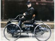 Henry Ford (1863-1947) Namerican Automobile Manufacturer Ford In 1896 With The First Ford Automobile Oil Over A Photograph Poster Print by (18 x 24) Henry Ford (1863-1947) Namerican Automobile Manufacturer Ford In 1896 With The First Ford Automobile Oil Over A Photograph Poster Print by (18 x 24)