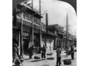 China Peking C1919 Na Street Scene In Peking China With Men Carrying Their Wares In Baskets Stereograph C1919 Poster Print by (18 x 24) China Peking C1919 Na Street Scene In Peking China With Men Carrying Their Wares In Baskets Stereograph C1919 Poster Print by (18 x 24)